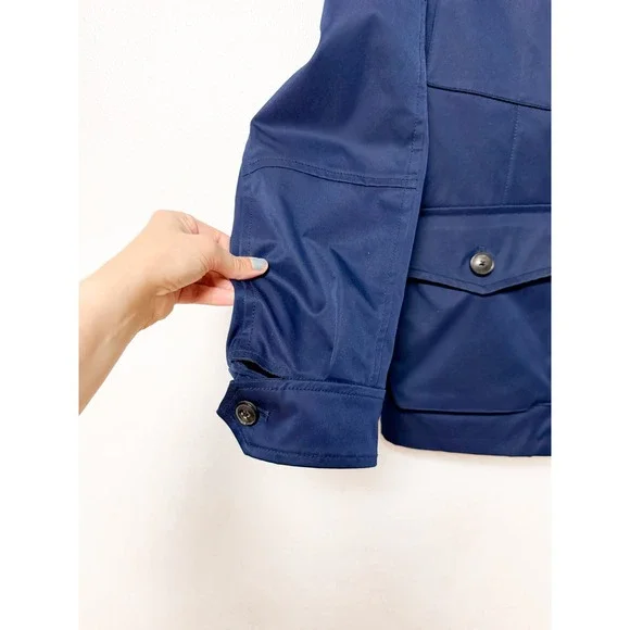 Banana Republic Modular System Winter Utility Water Resistant Jacket Blue Medium - Picture 6 of 10